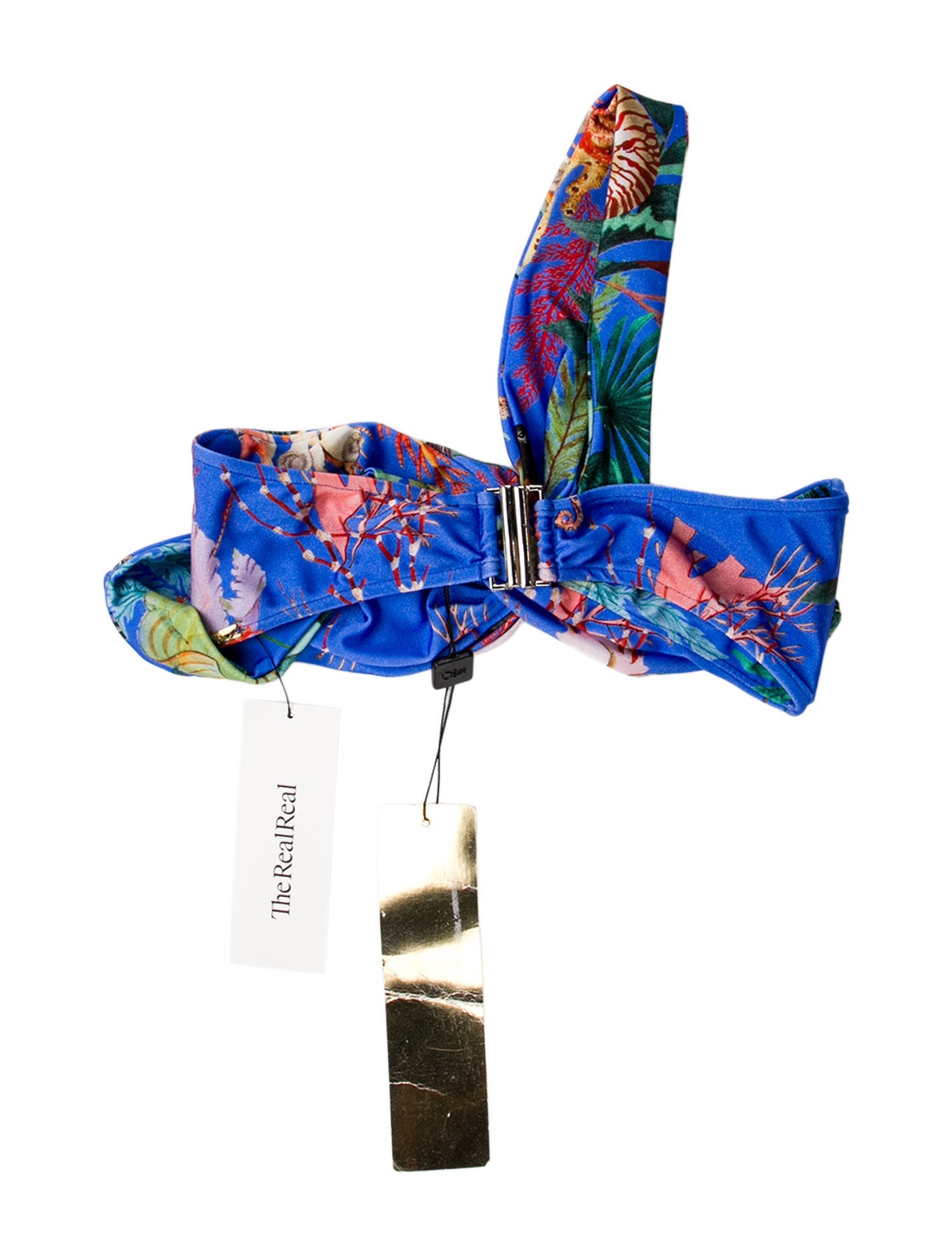 PatBO Printed Ruffle Embellishment Top w/ Tags