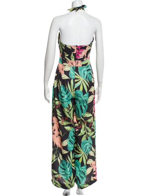 PatBO Printed Halterneck Jumpsuit