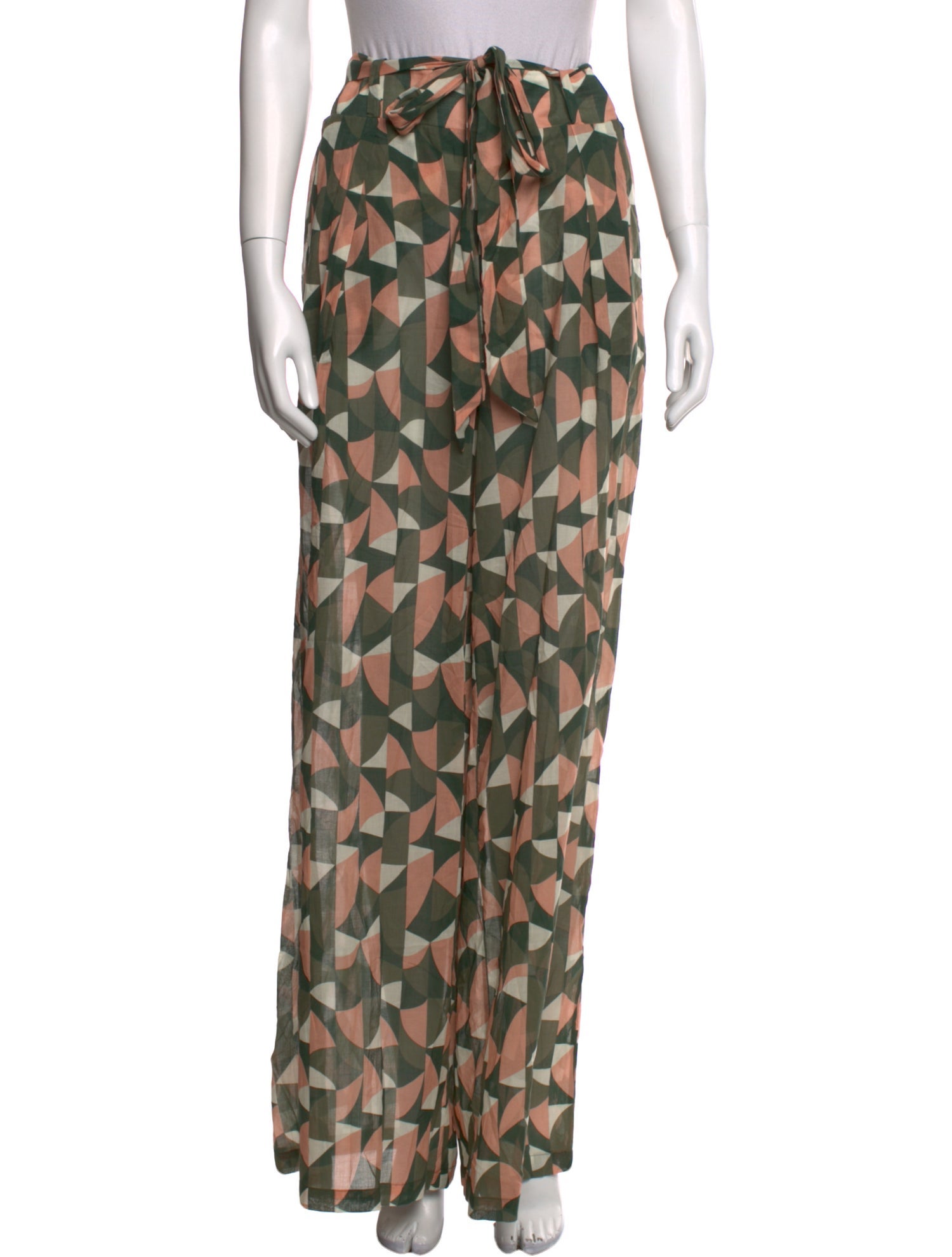 PatBO Printed Wide Leg Pants