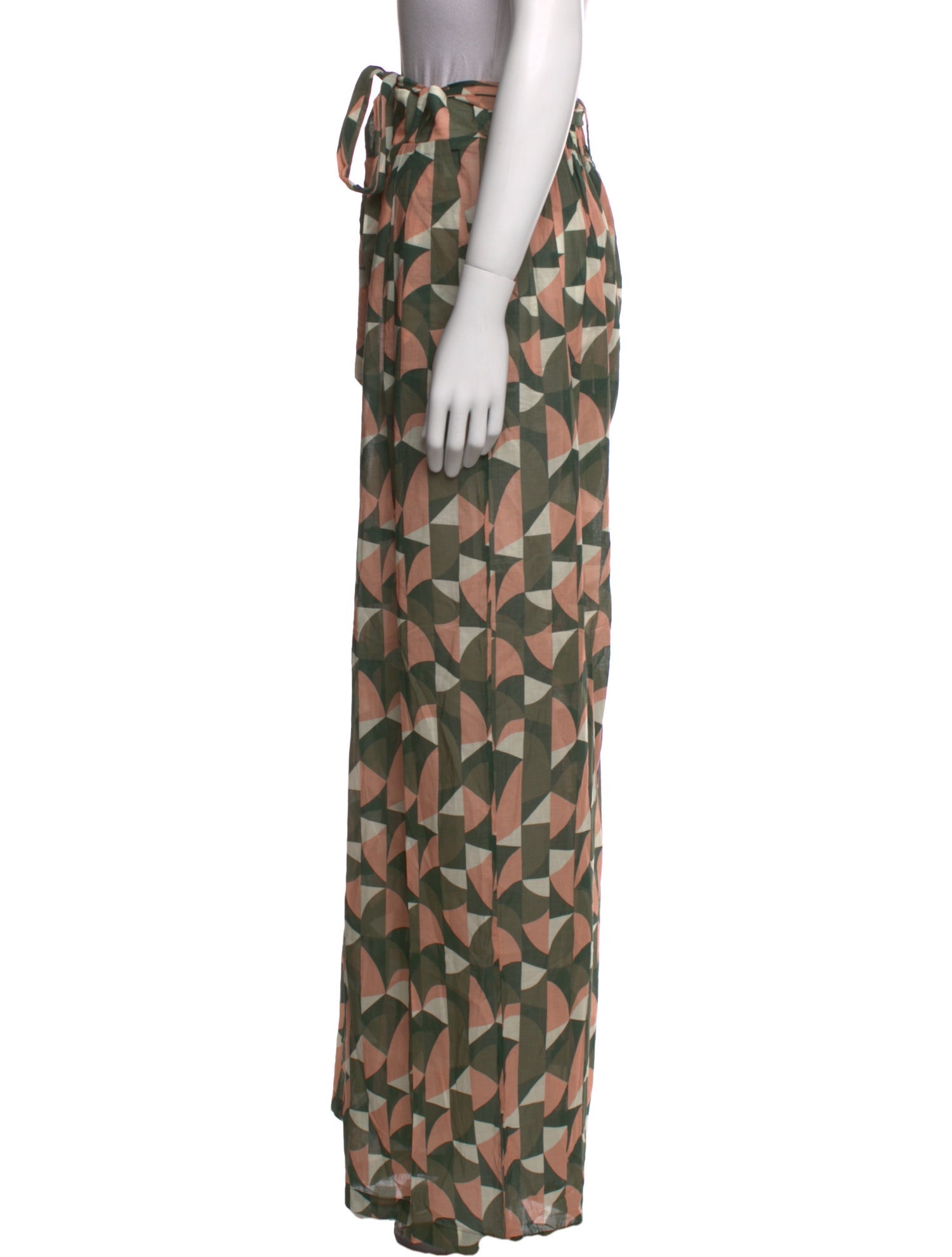 PatBO Printed Wide Leg Pants