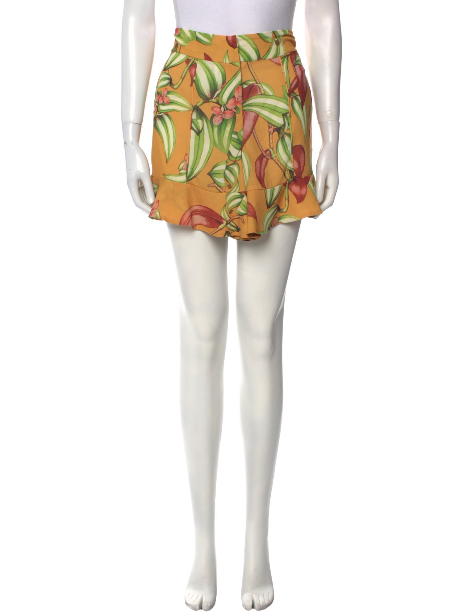 PatBO Floral Print Mini Shorts