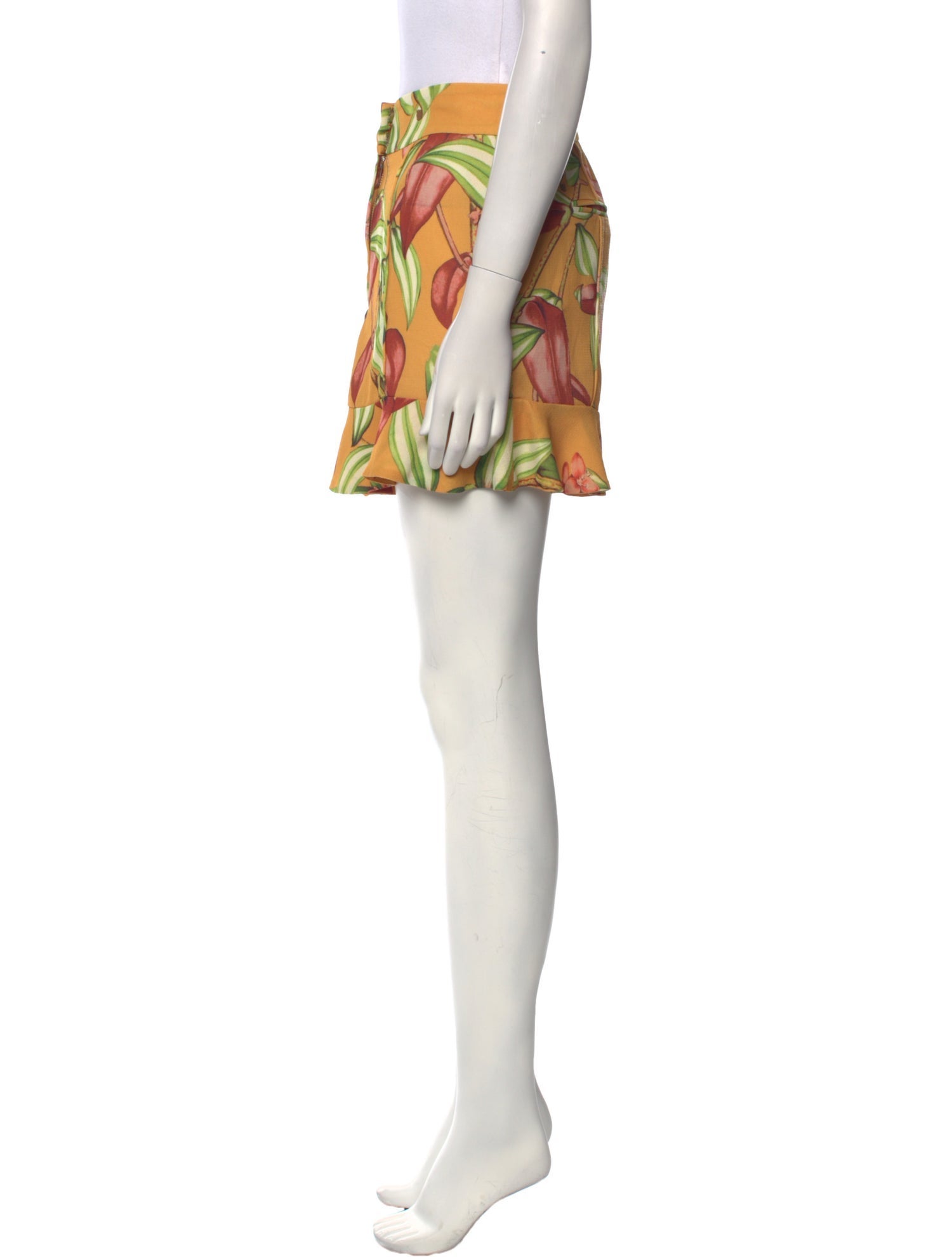 PatBO Floral Print Mini Shorts