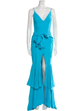 PatBO V-Neck Long Dress