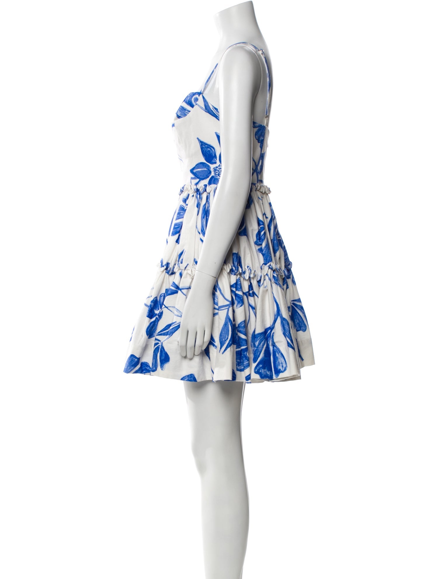 PatBO Floral Print Mini Dress