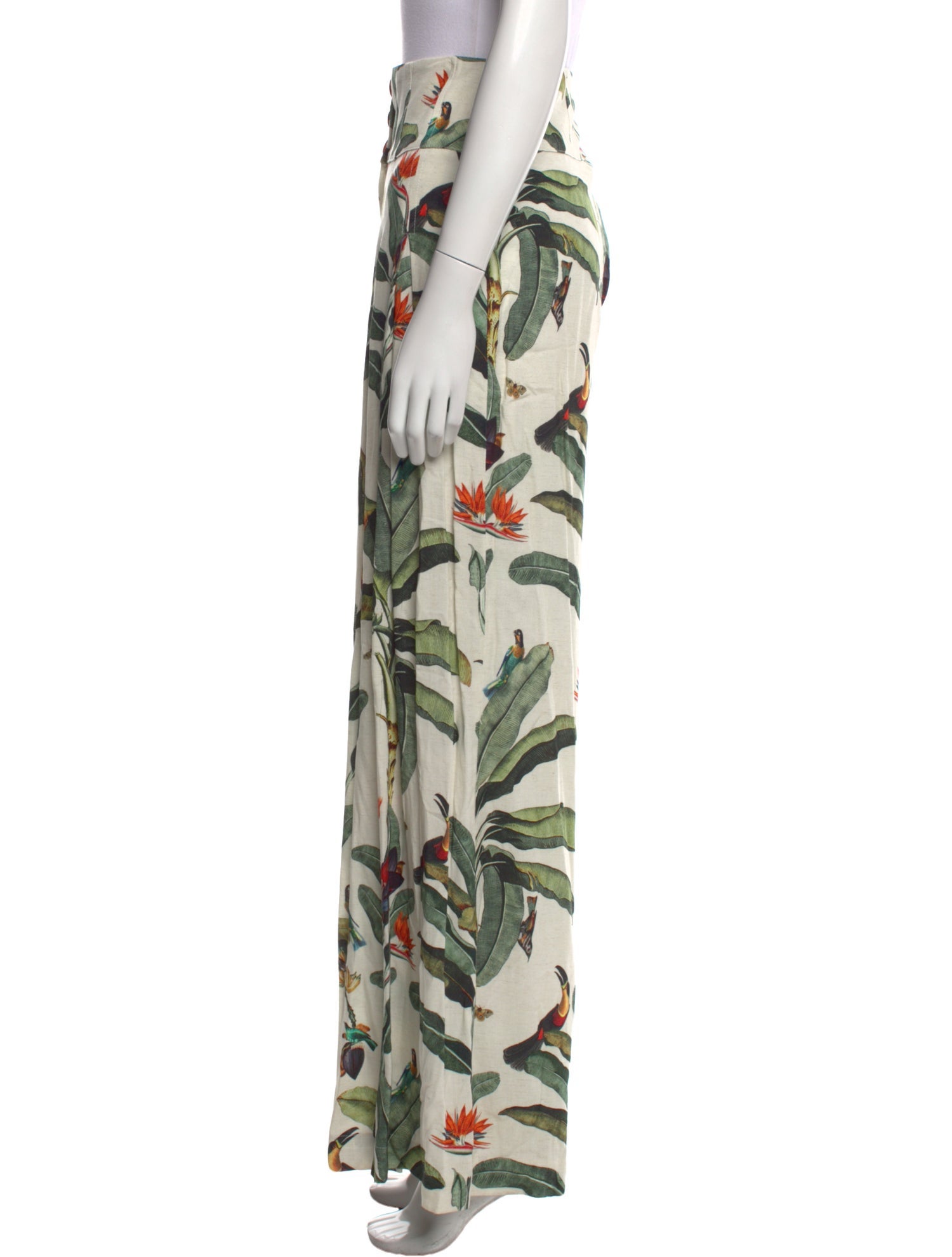 PatBO Printed Wide Leg Pants