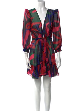 PatBO Printed Mini Dress