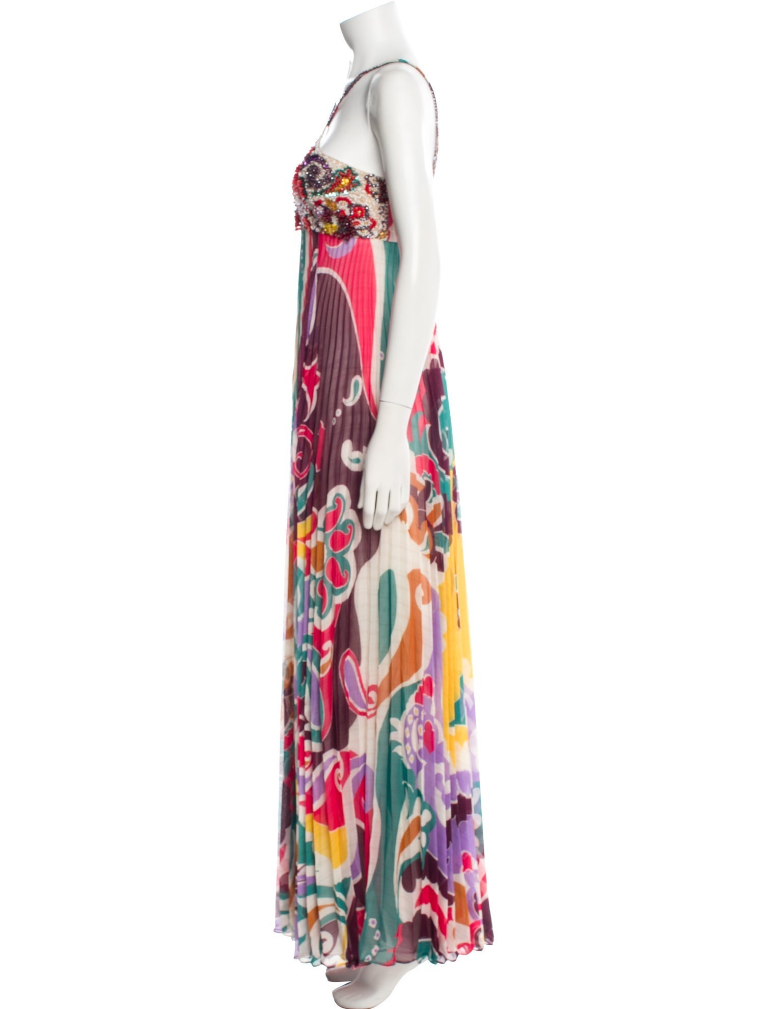 PatBO Printed Long Dress