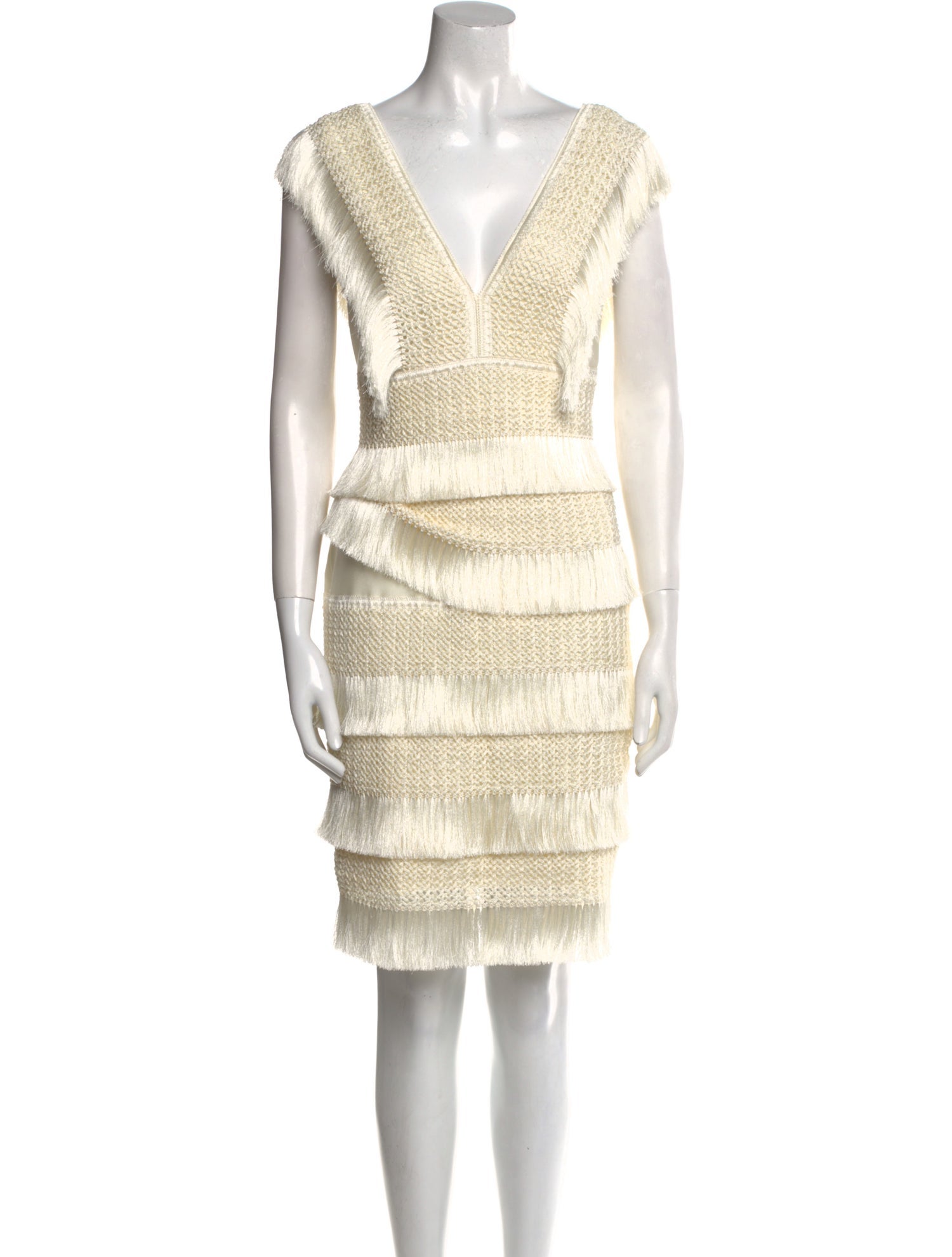 PatBO Striped Knee-Length Dress w/ Tags