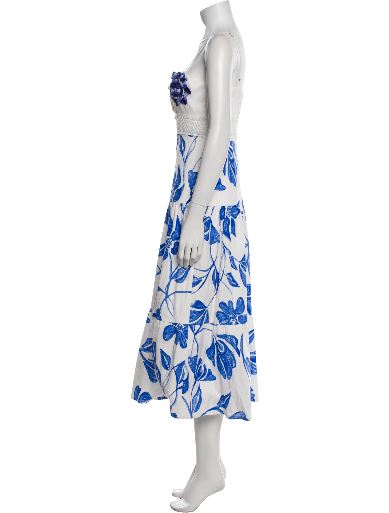 PatBO Floral Print Long Dress