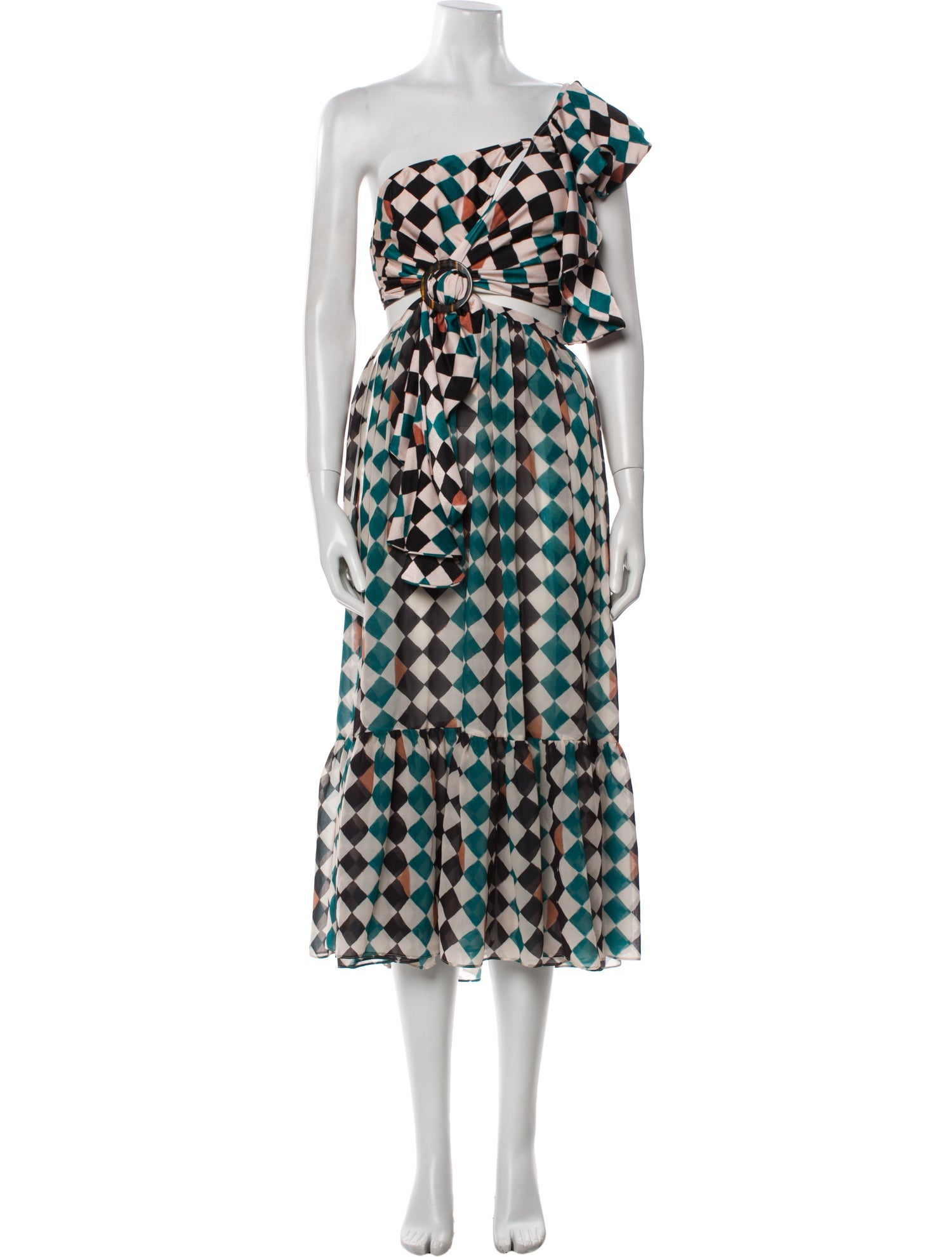 PatBO Printed Midi Length Dress w/ Tags