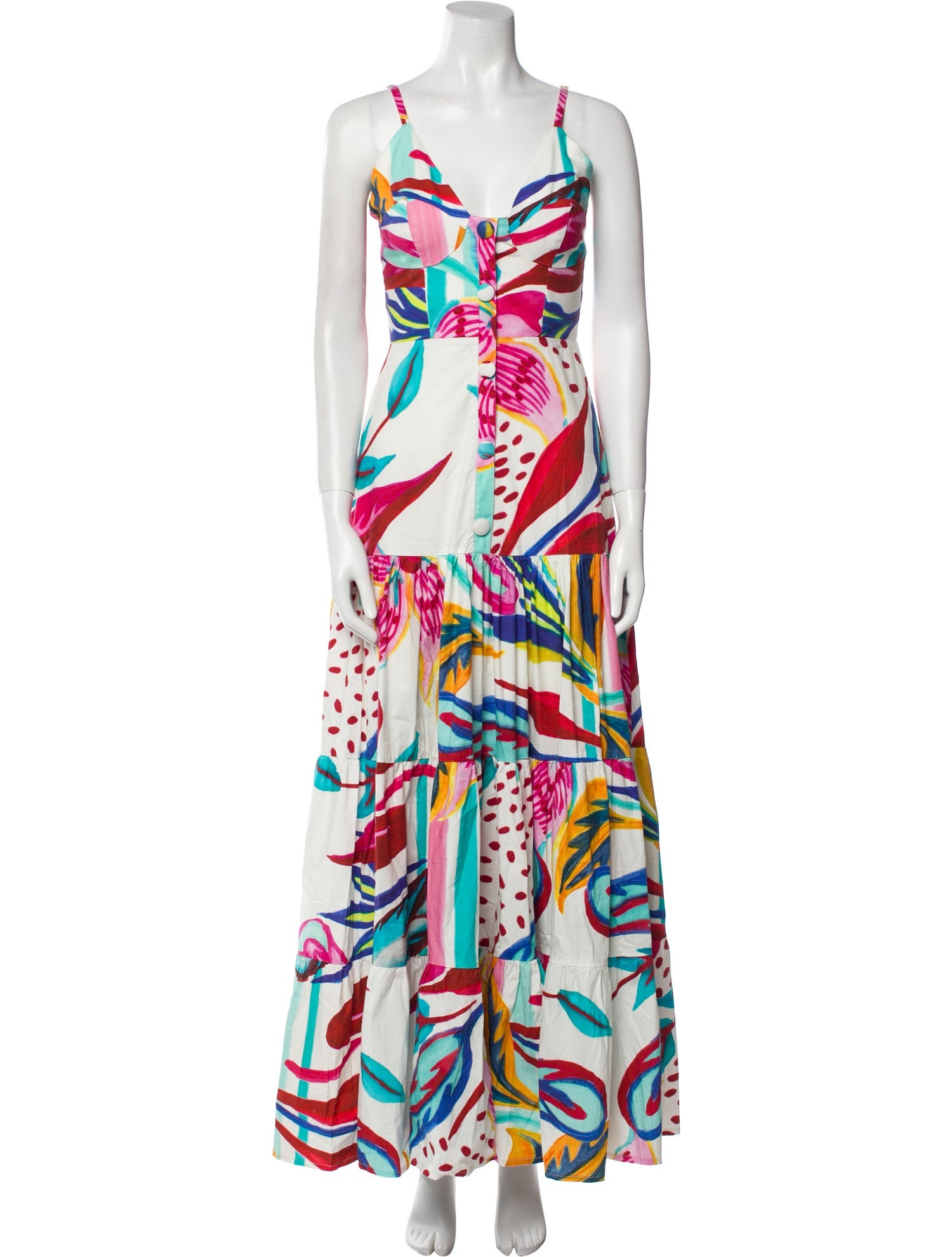 PatBO Printed Long Dress