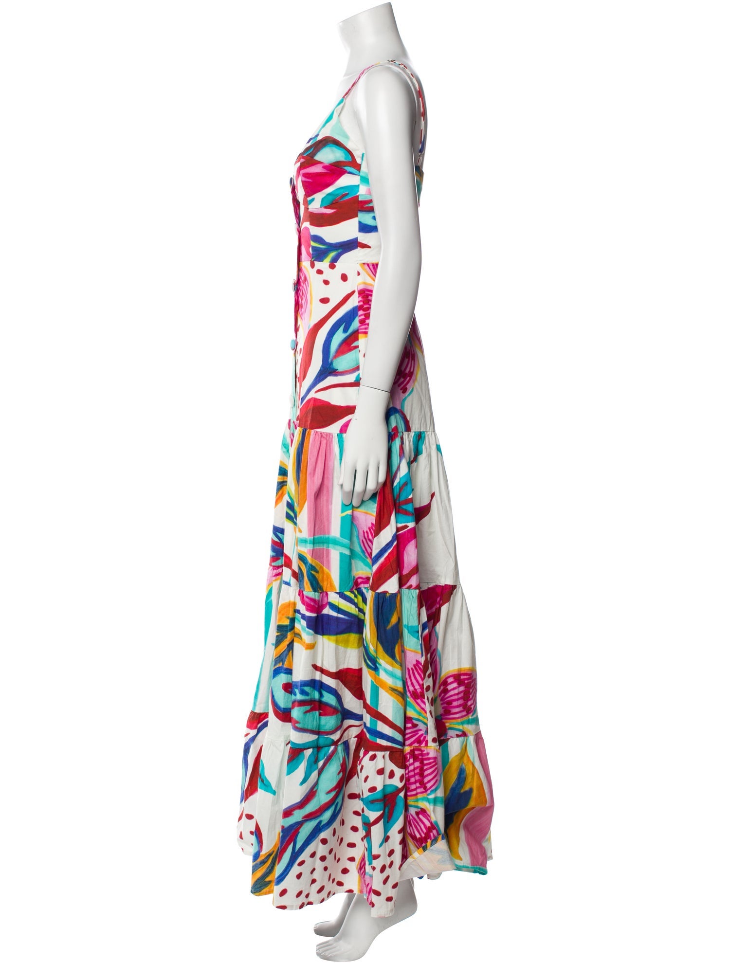 PatBO Printed Long Dress