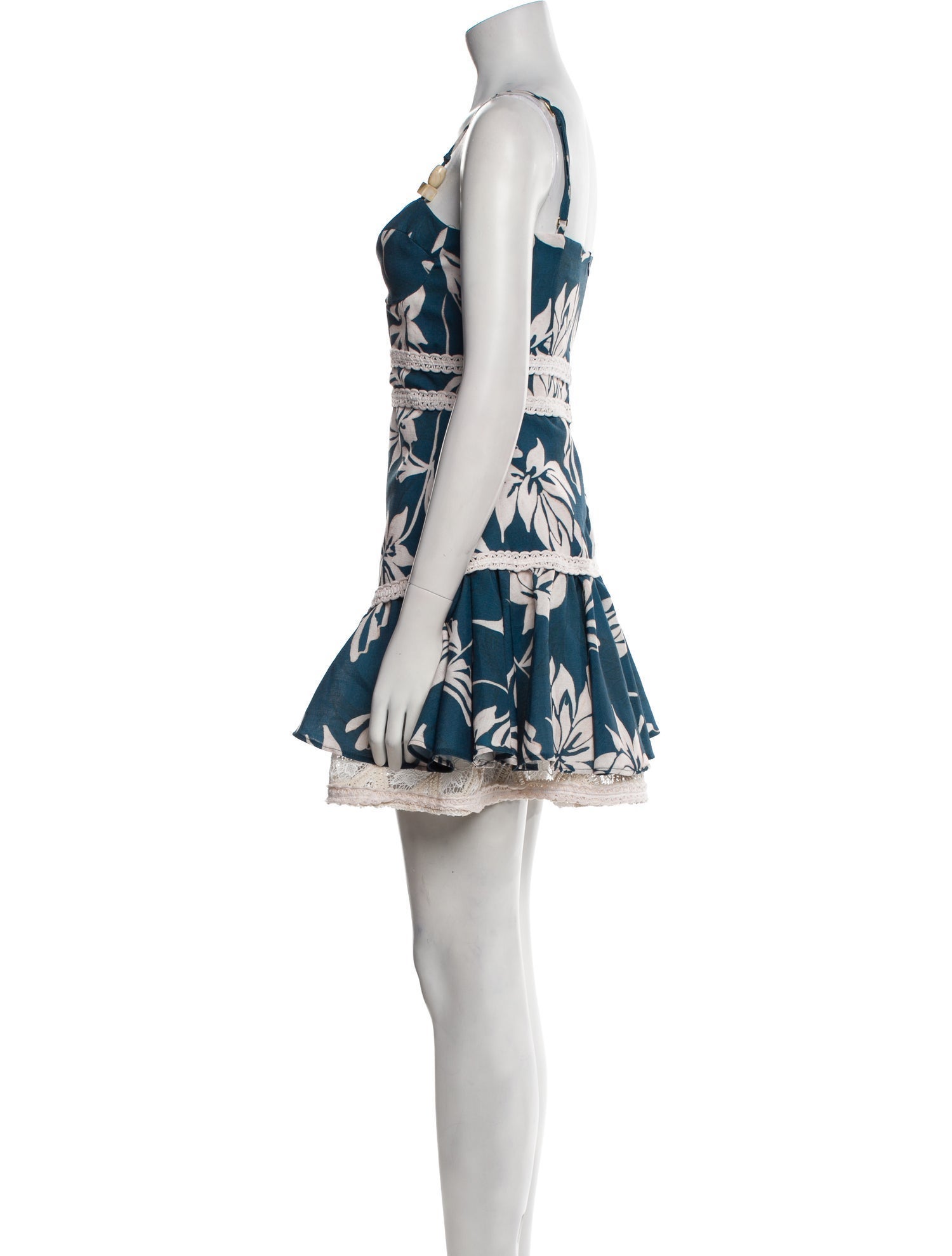 PatBO Floral Print Mini Dress w/ Tags