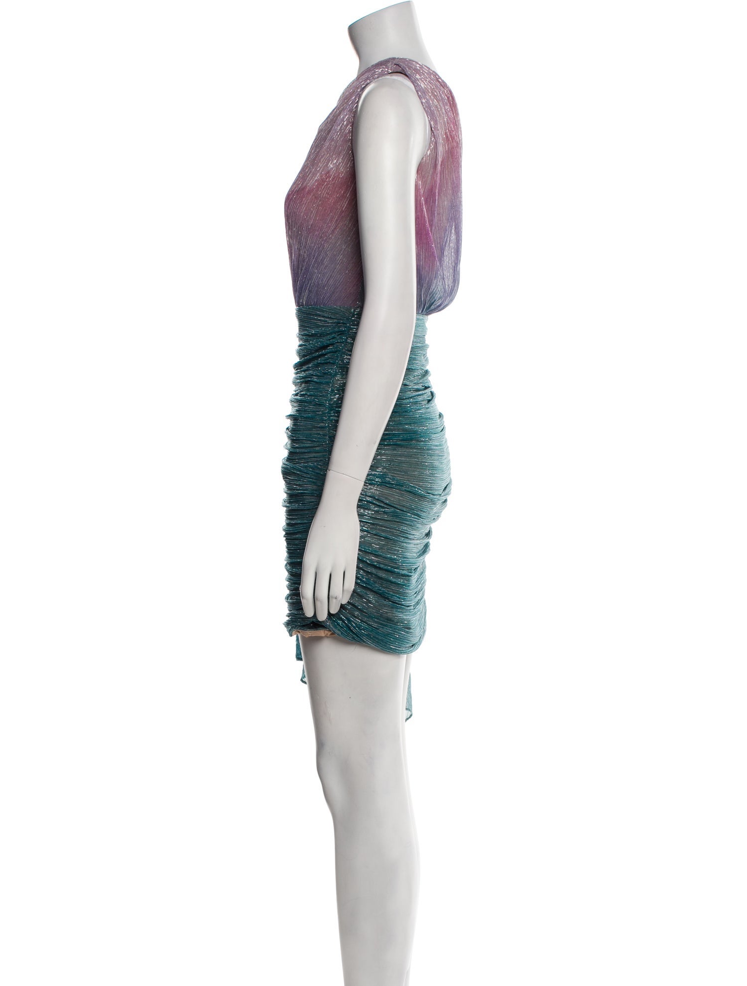 PatBO Colorblock Pattern Mini Dress w/ Tags