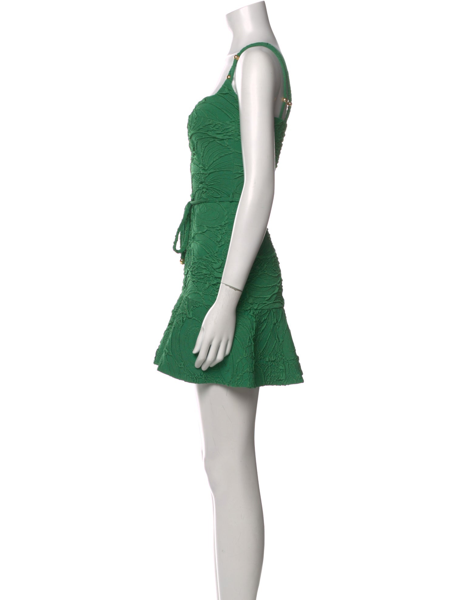 PatBO Square Neckline Mini Dress