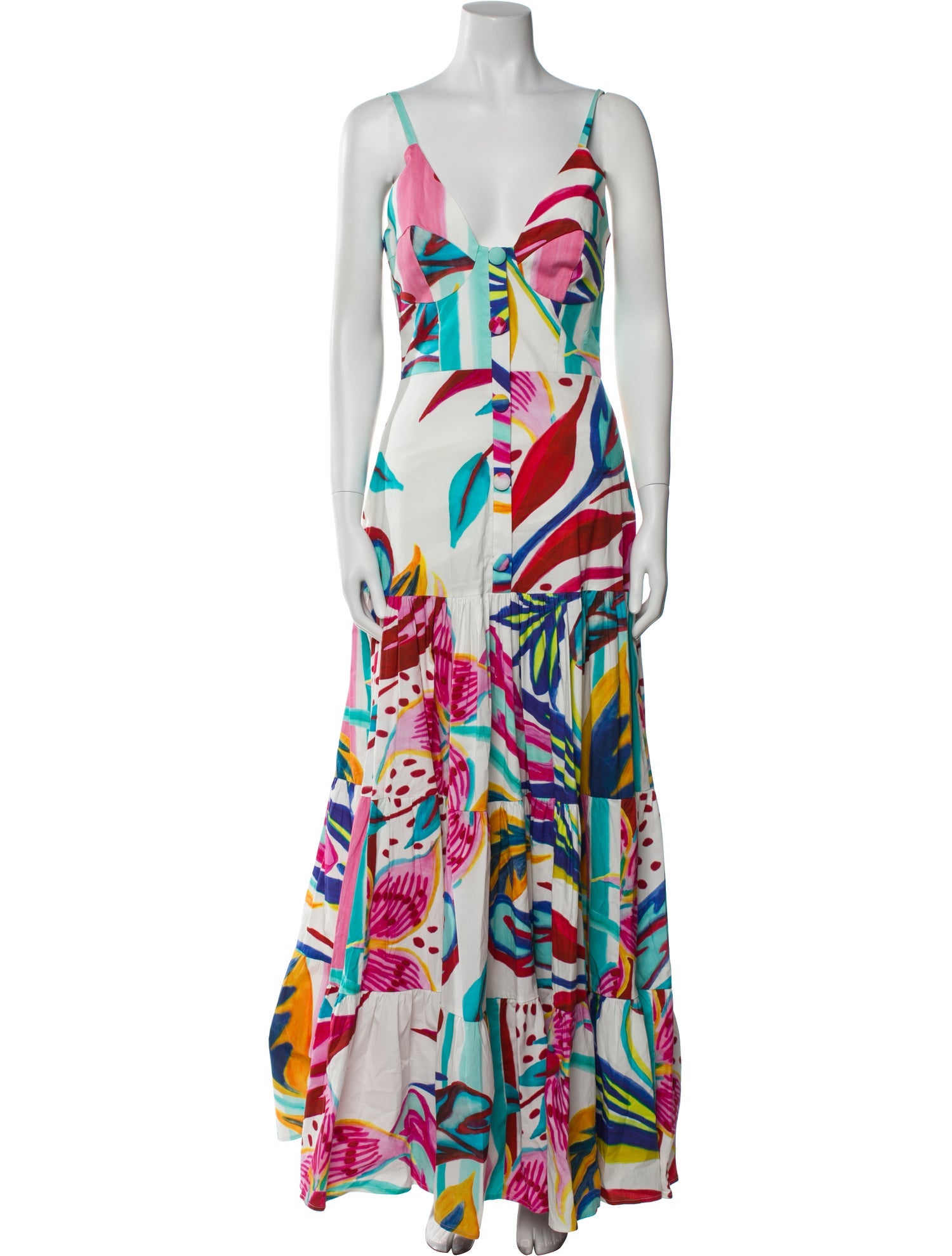 PatBO Printed Long Dress