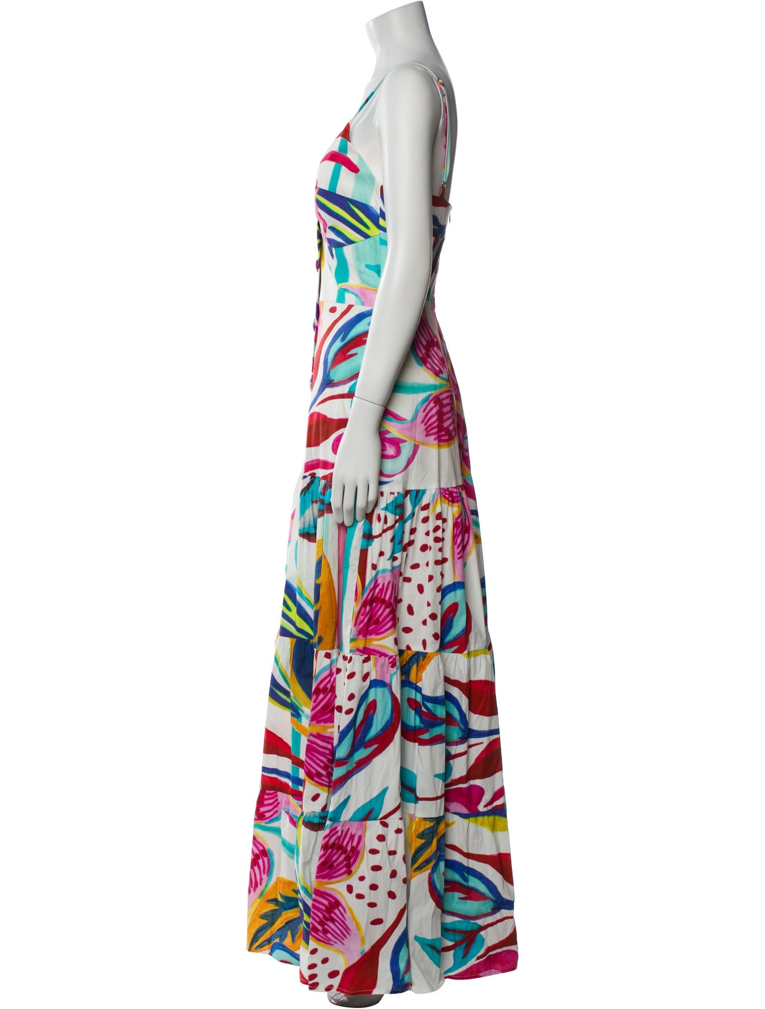 PatBO Printed Long Dress