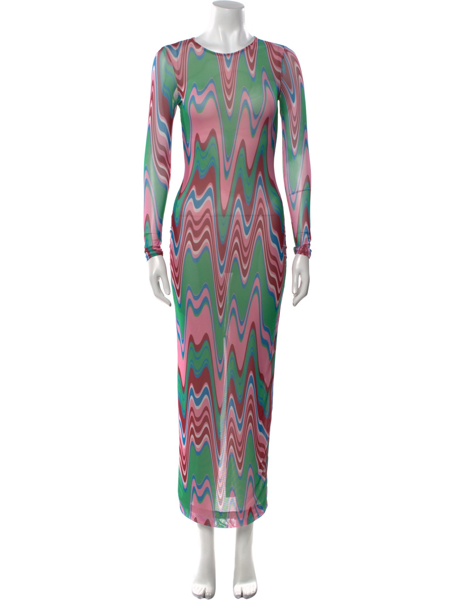 PatBO Printed Long Dress