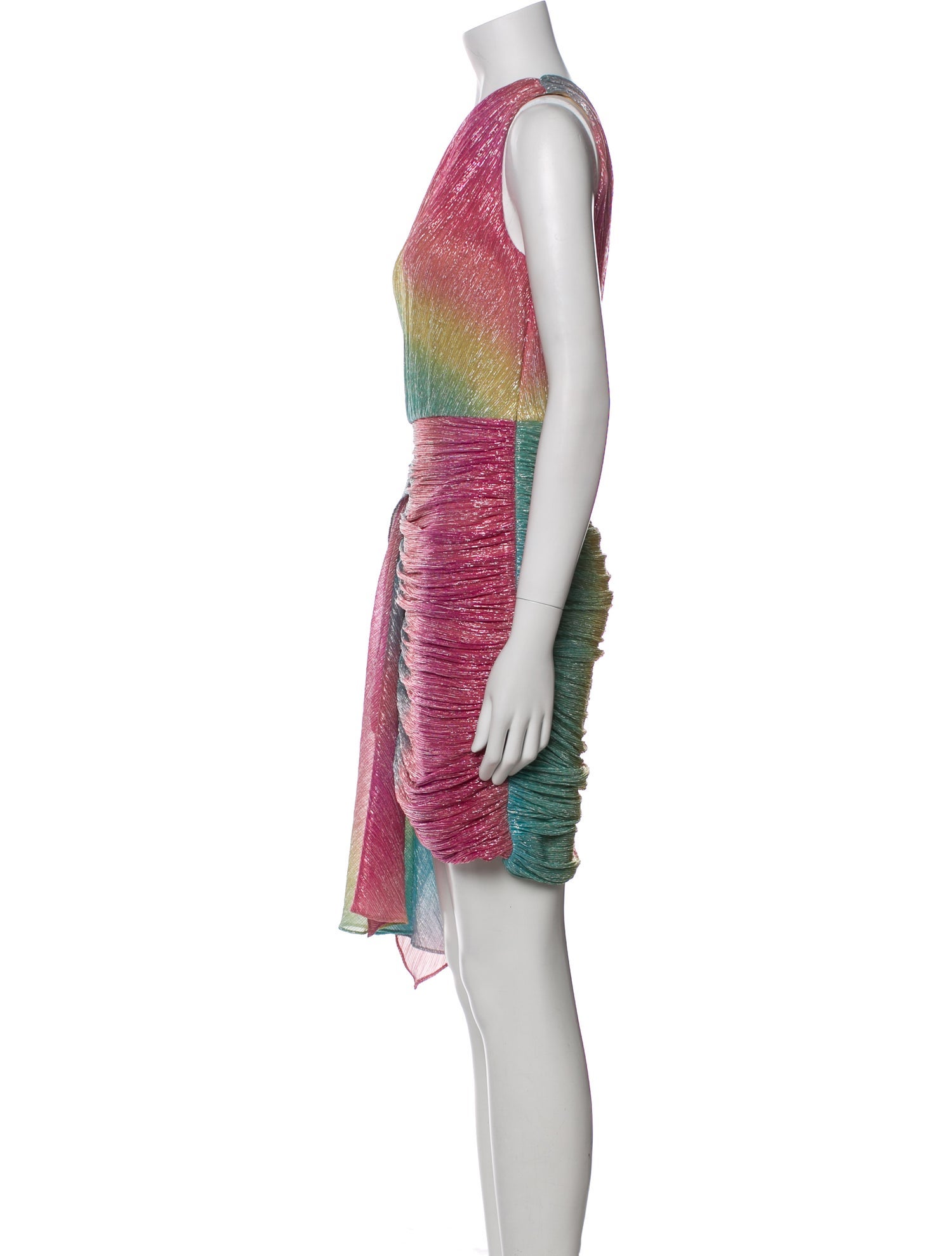 PatBO Striped Mini Dress