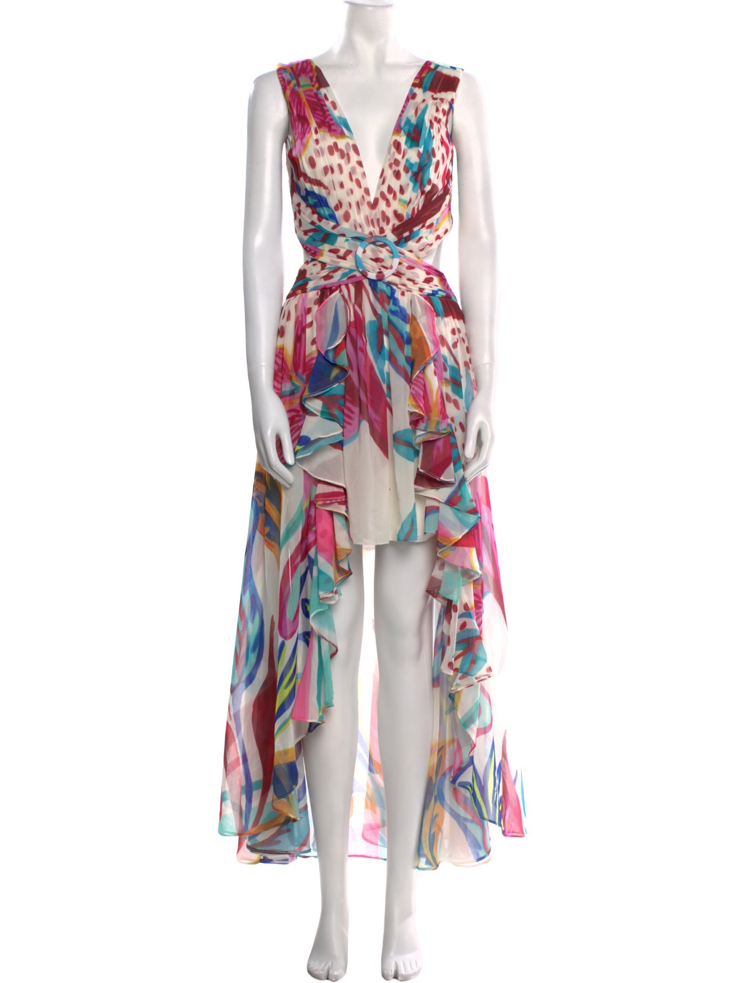 PatBO Printed Long Dress