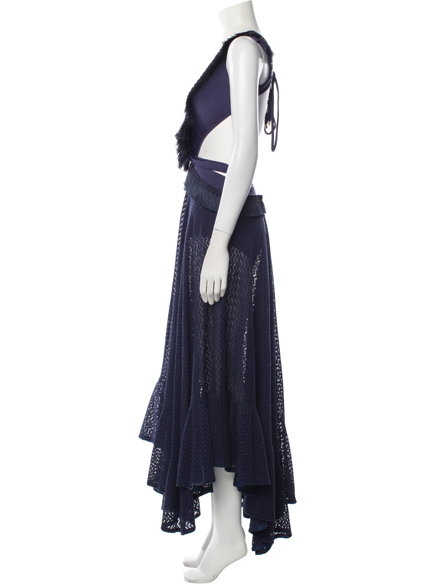 PatBO V-Neck Long Dress