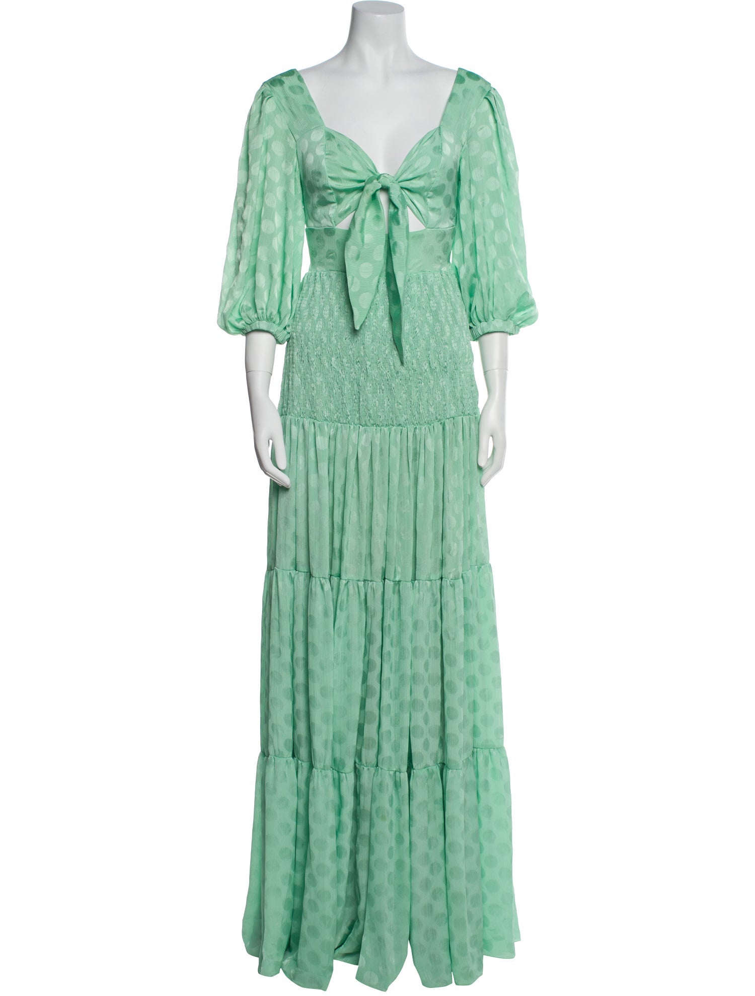 PatBO V-Neck Long Dress