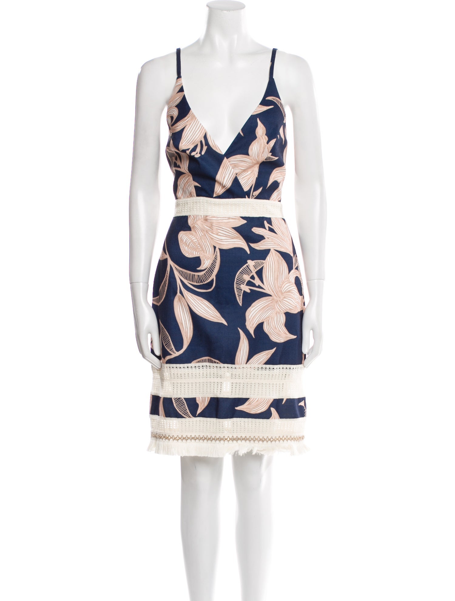 PatBO Printed Knee-Length Dress w/ Tags