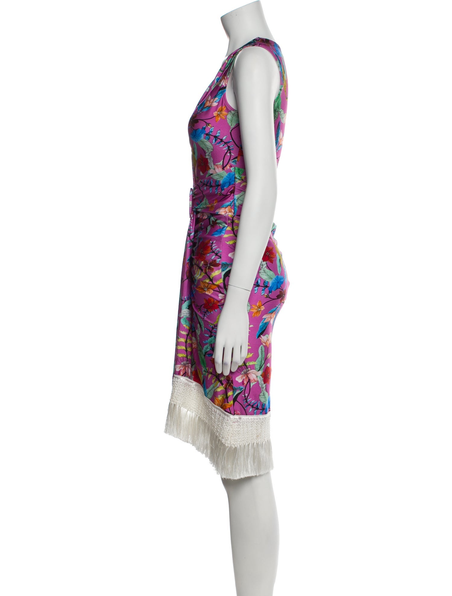 PatBO Printed Knee-Length Dress