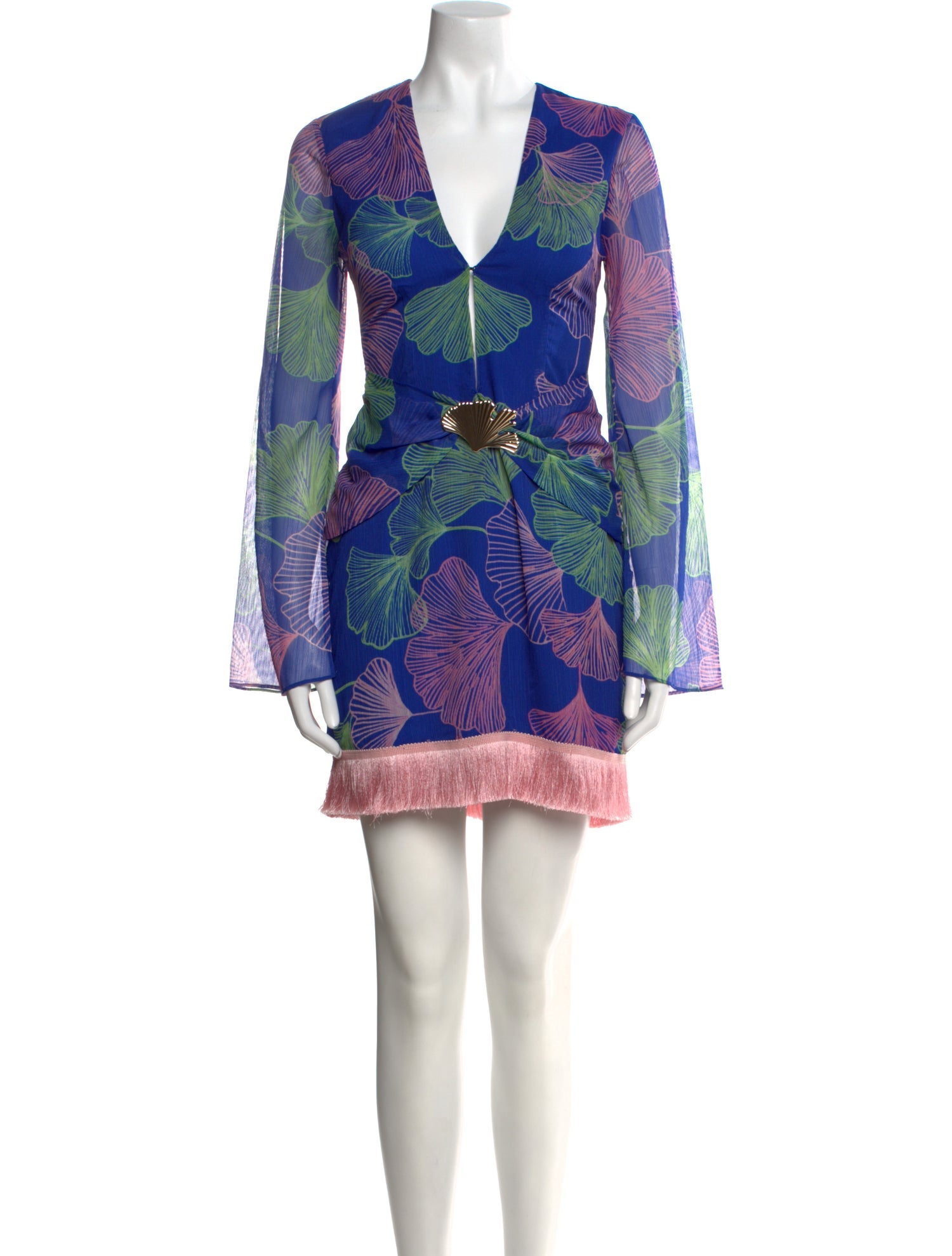 PatBO Printed Mini Dress