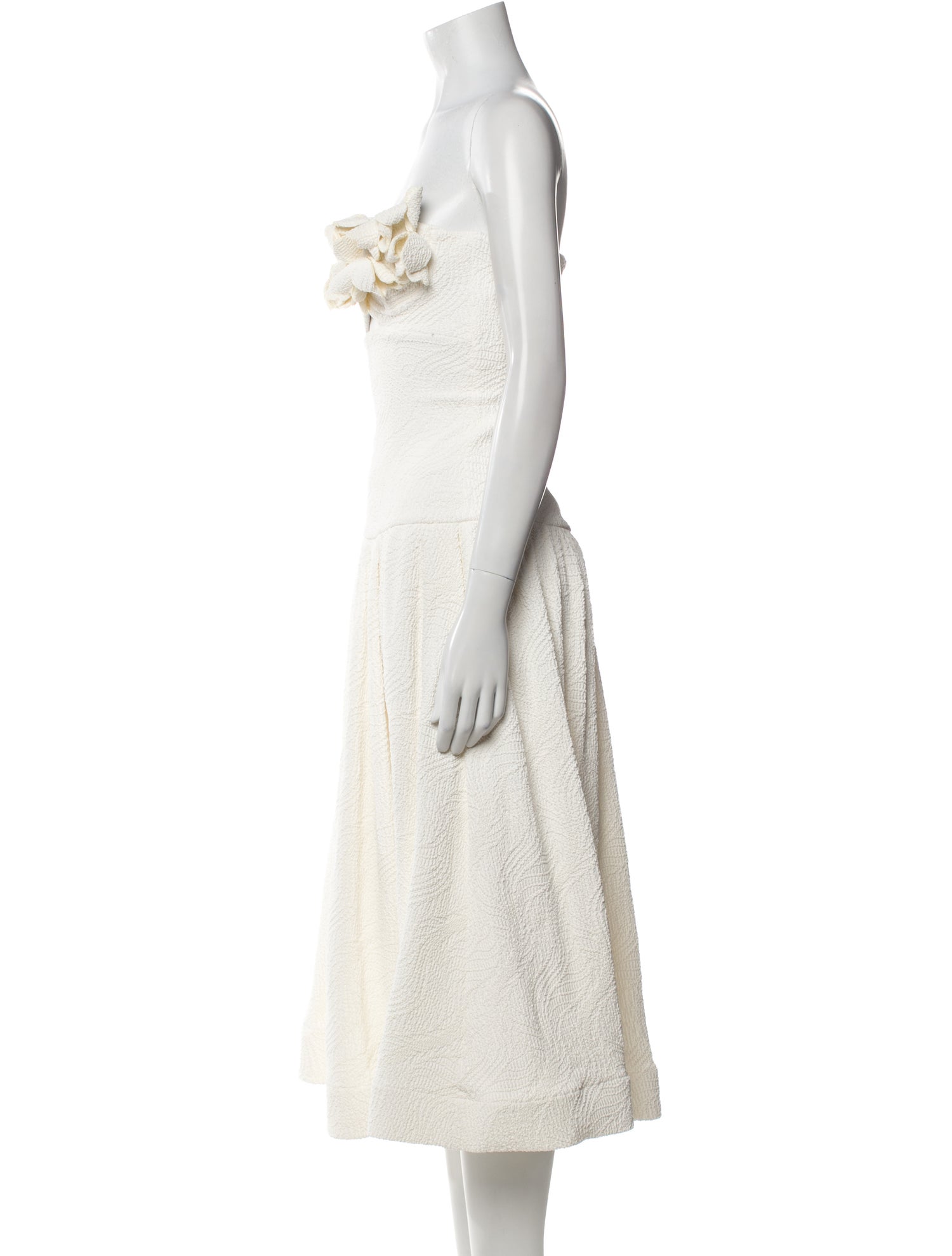 PatBO Strapless Midi Length Dress