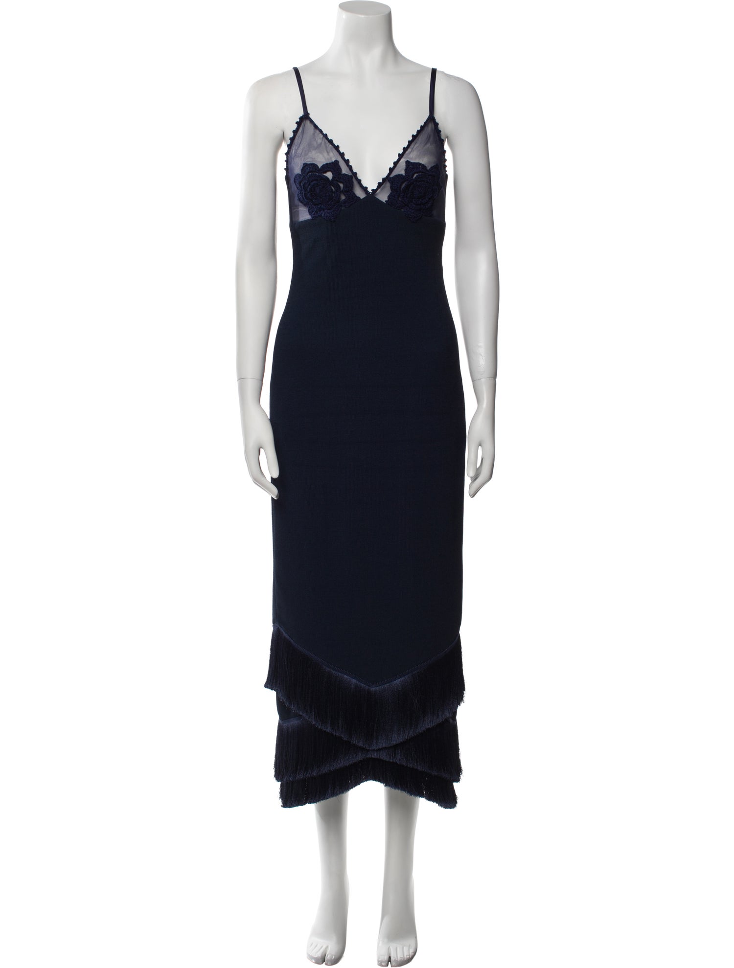 PatBO V-Neck Long Dress