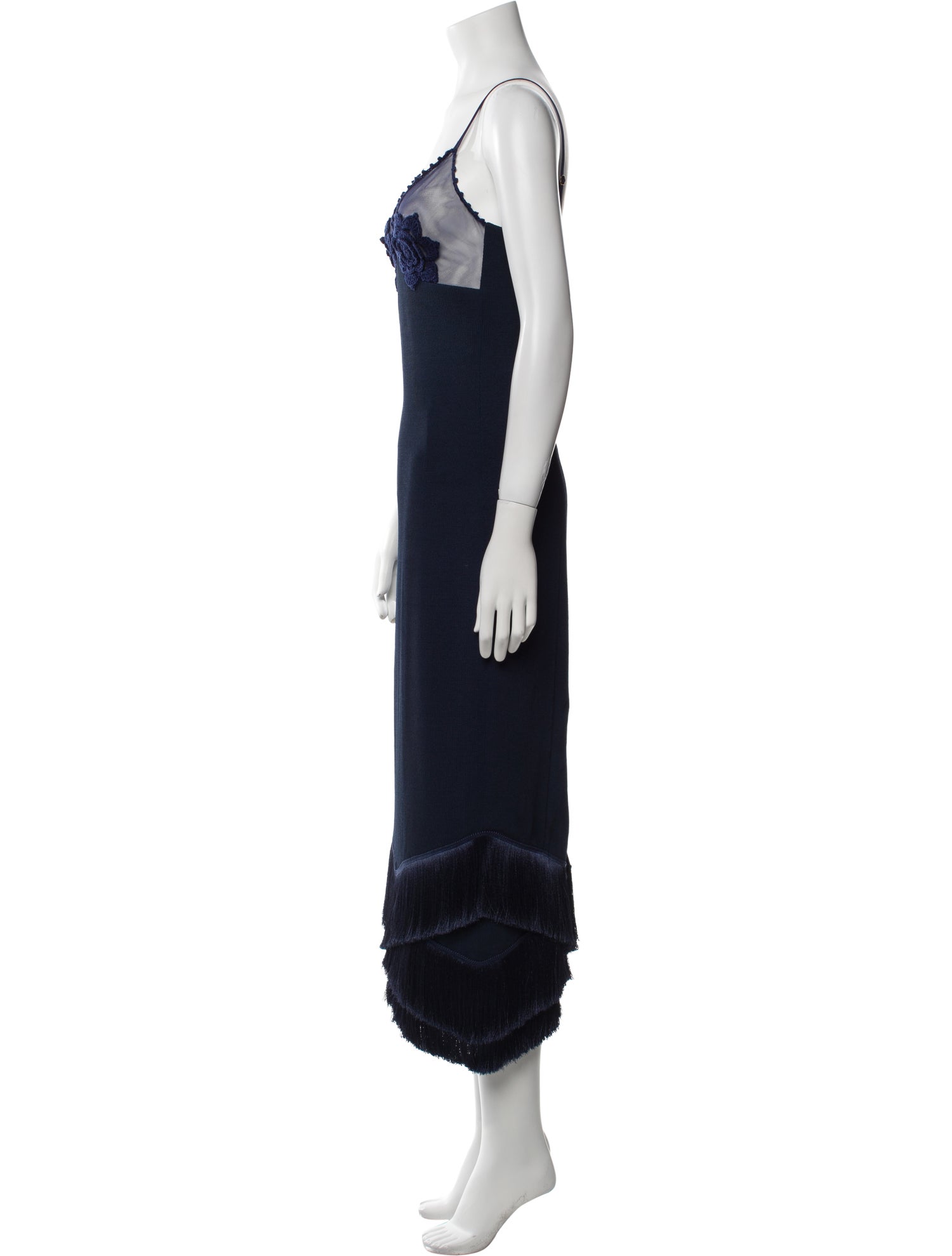 PatBO V-Neck Long Dress