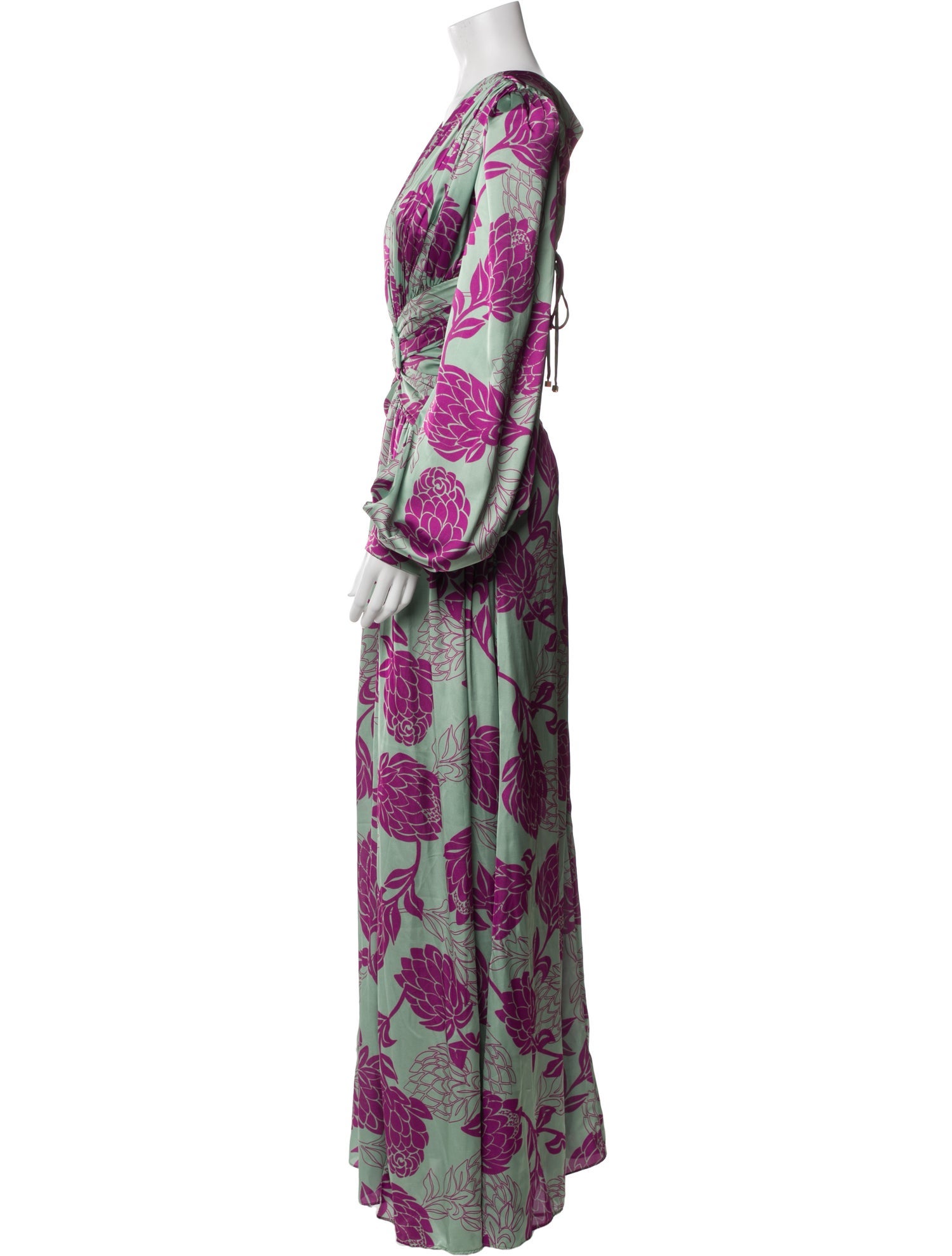 PatBO Floral Print Long Dress w/ Tags