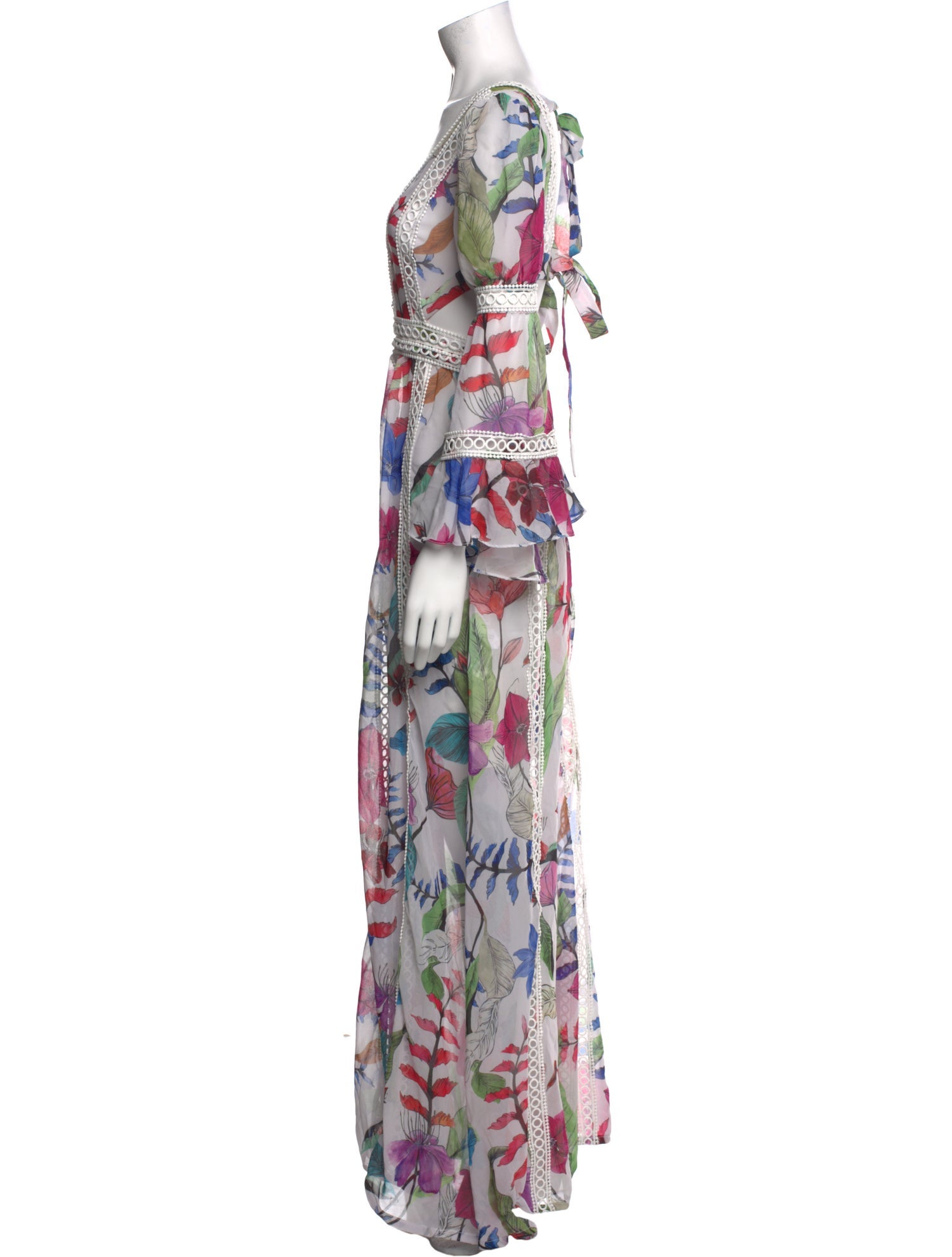 PatBO Printed Midi Length Dress w/ Tags