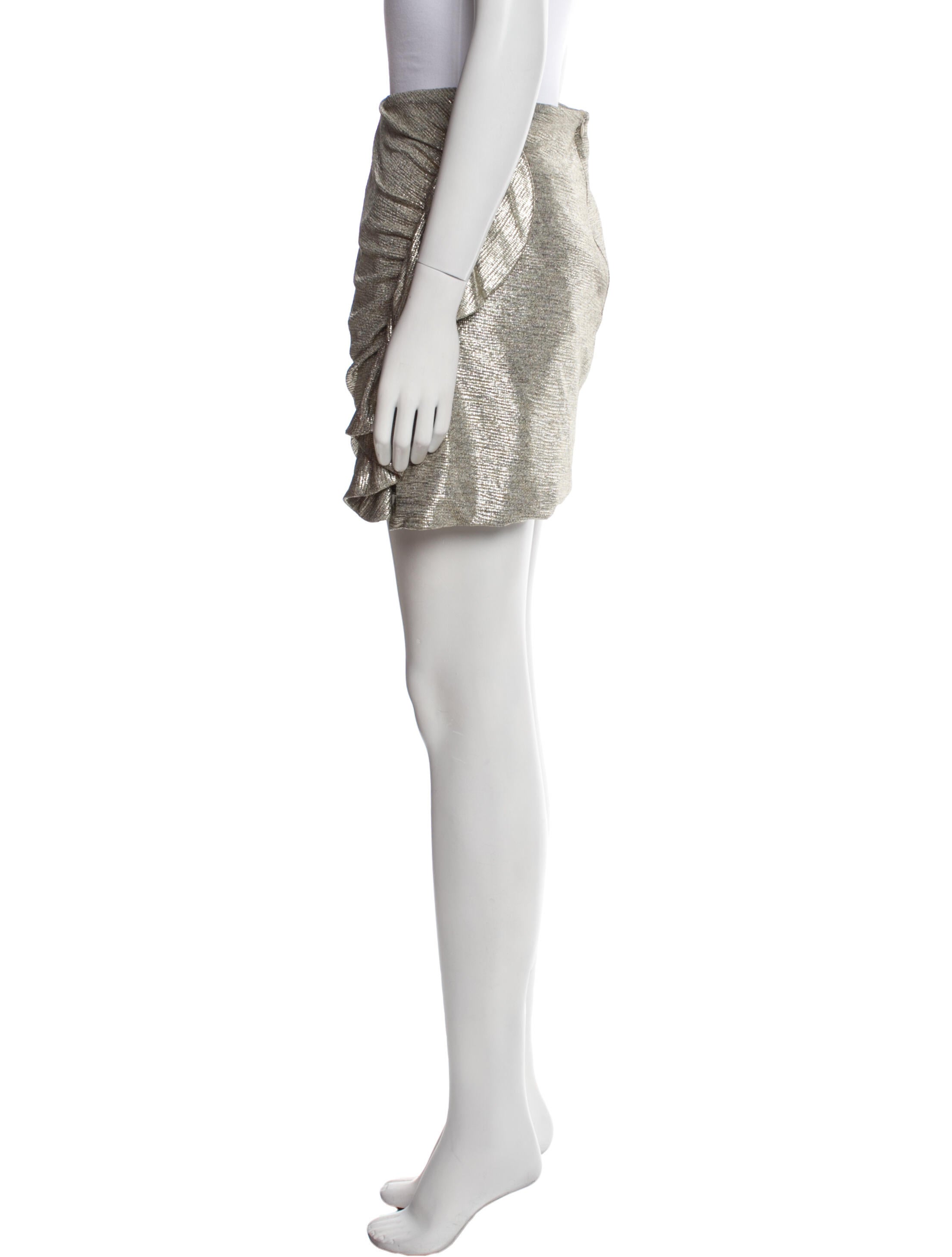 PatBO Ruffle Embellishment Mini Skirt