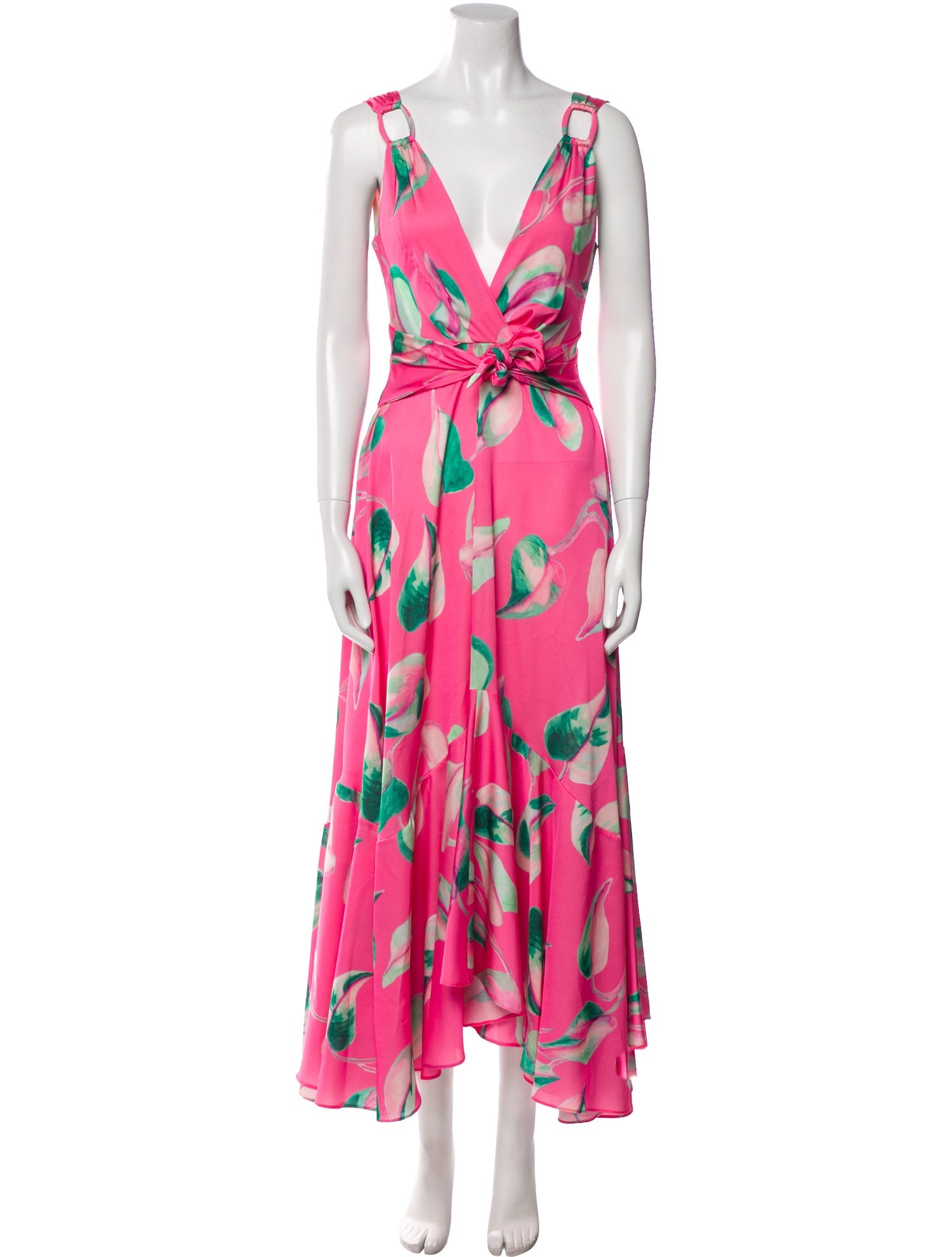 PatBO Floral Print Long Dress