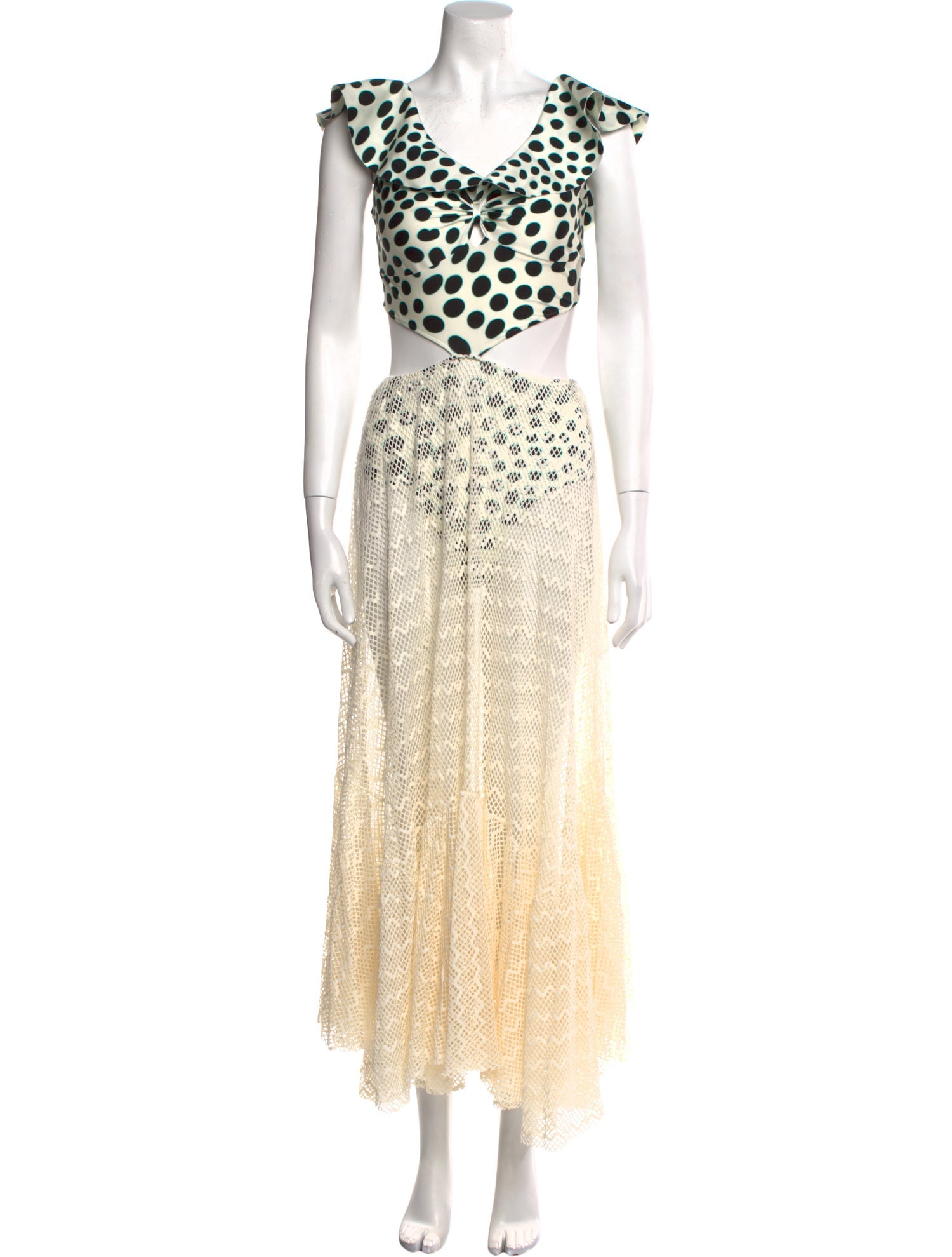 PatBO Printed Long Dress w/ Tags