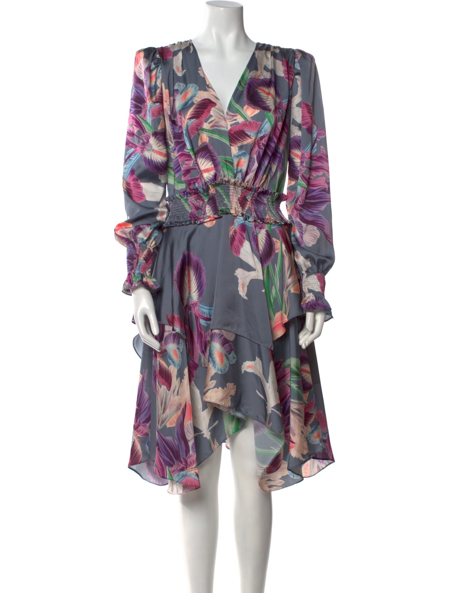 PatBO Floral Print Knee-Length Dress