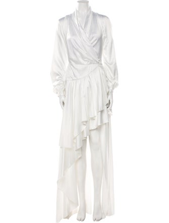 PatBO V-Neck Mini Dress