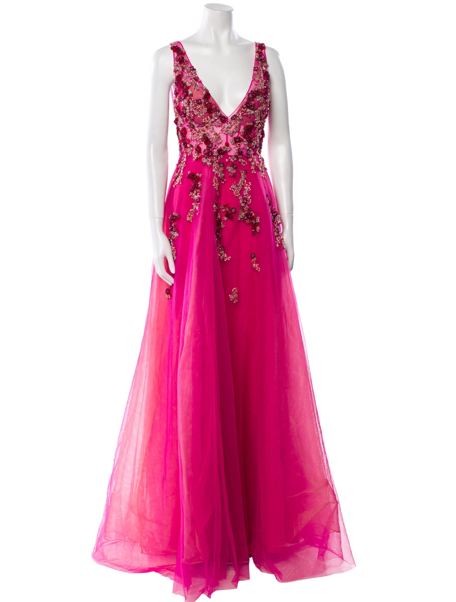 PatBO V-Neck Long Dress