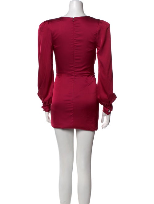 PatBO V-Neck Mini Dress