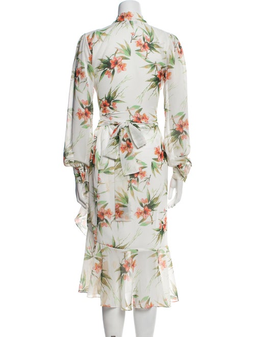 PatBO Floral Print Ruffle Embellishment Skirt Set