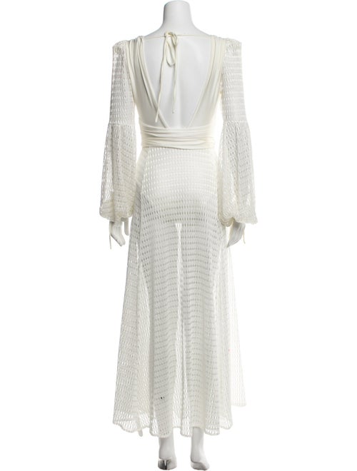 PatBO V-Neck Midi Length Dress