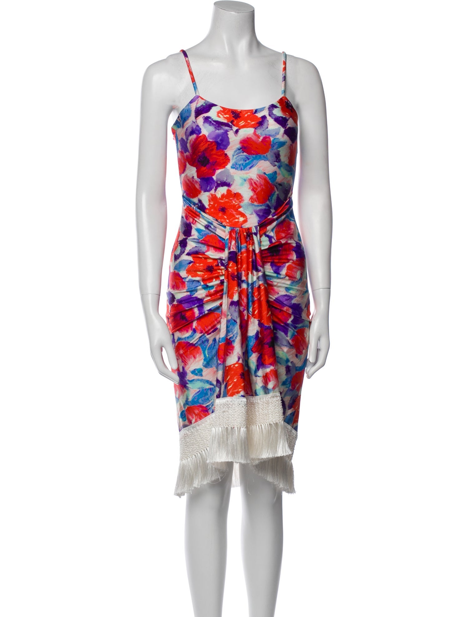 PatBO Floral Print Mini Dress