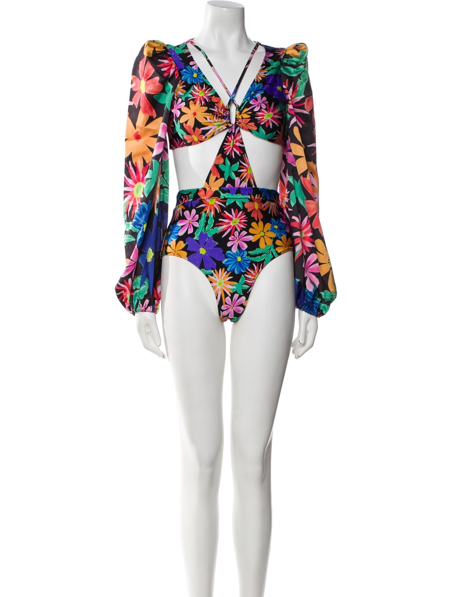 PatBO Floral Print One-Piece w/ Tags