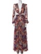 PatBO Printed Long Dress