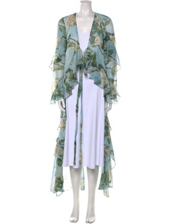 PatBO Floral Print Long Dress