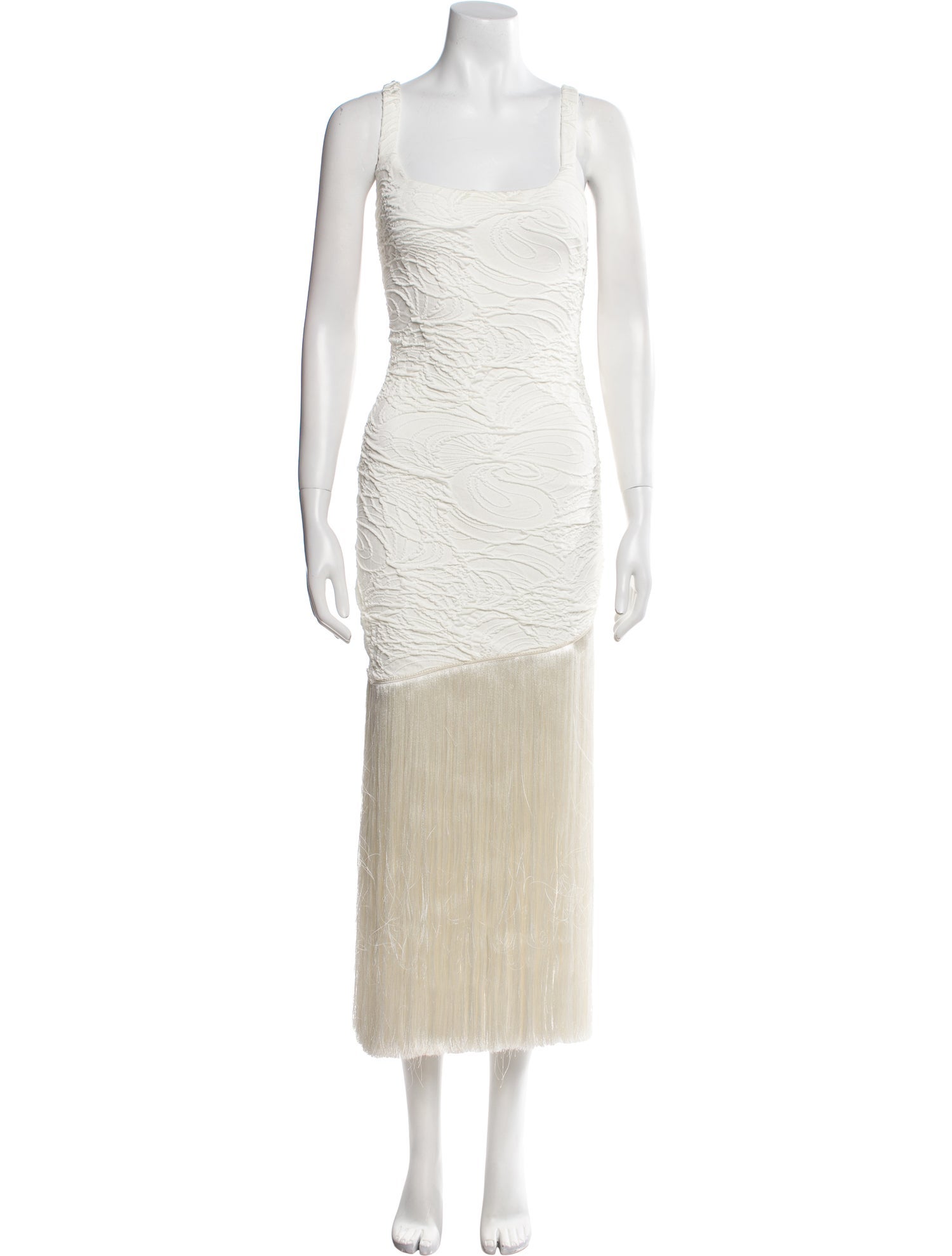 PatBO Square Neckline Mini Dress