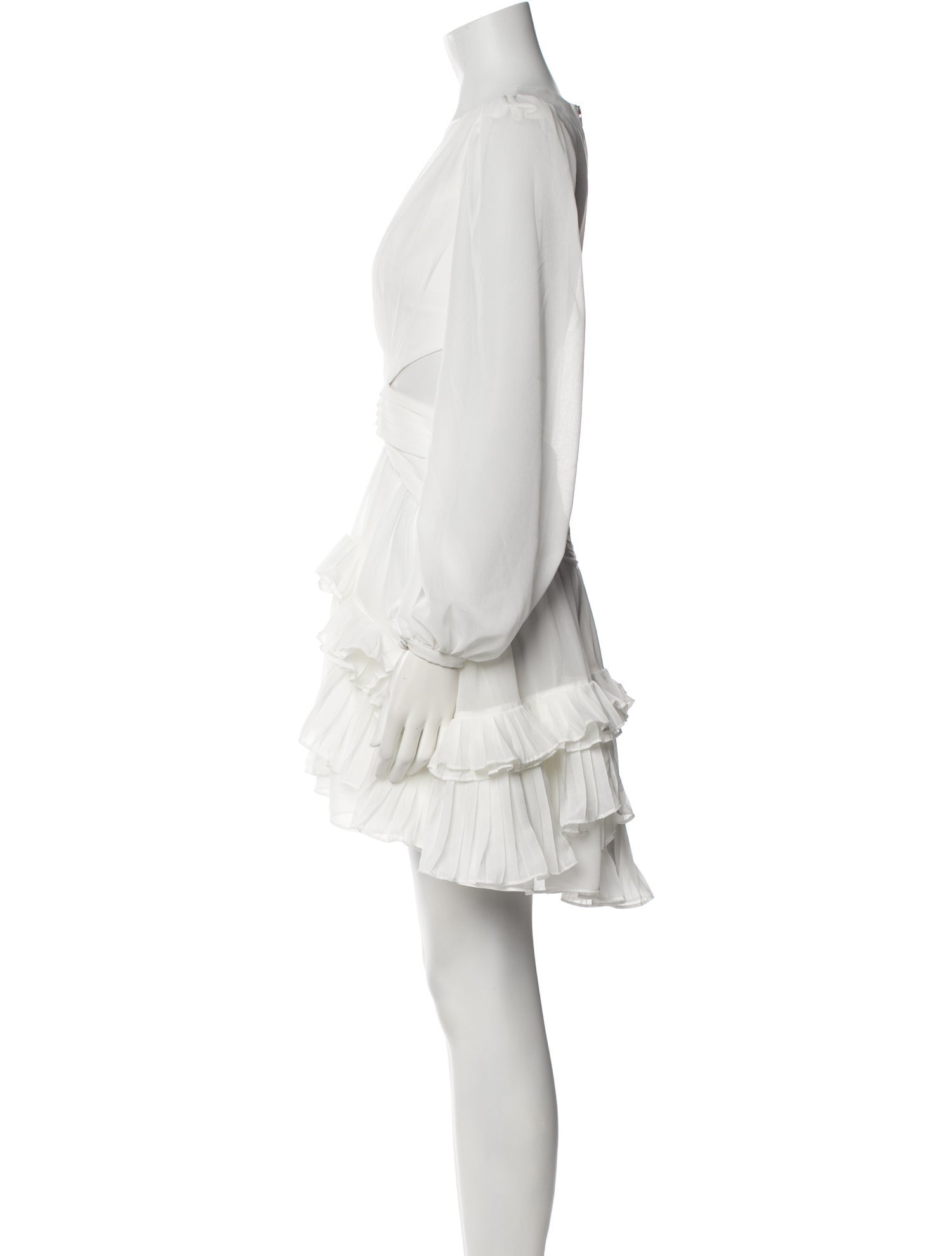 PatBO V-Neck Mini Dress