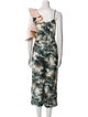 PatBO Printed V-Neck Jumpsuit